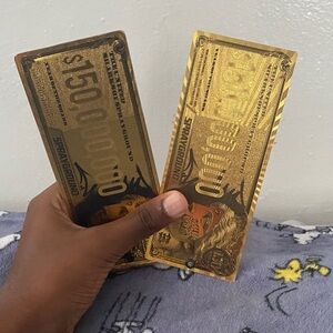 Sprayground Gold Bar Clutch 30 each